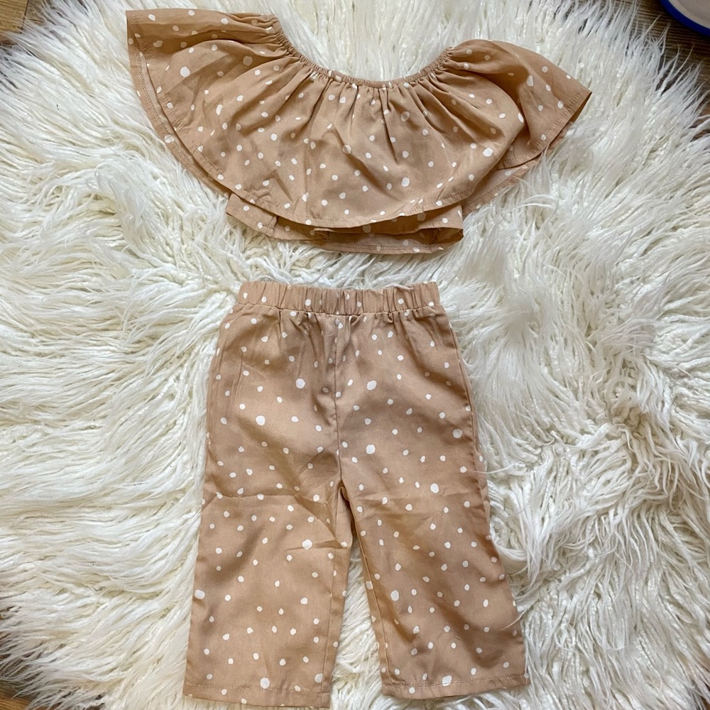 Bailey’s Blossoms 2 piece matching set 12-18m